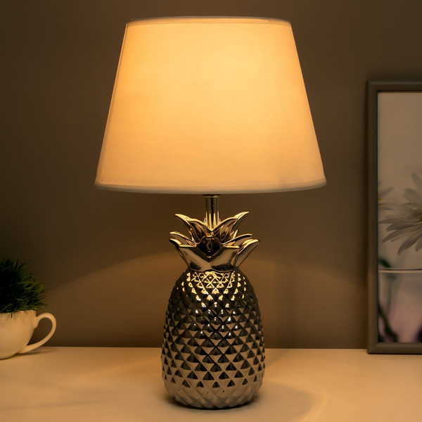 Изображение товара Прикроватная лампа Risalux Ананас 5043685 (серебро)