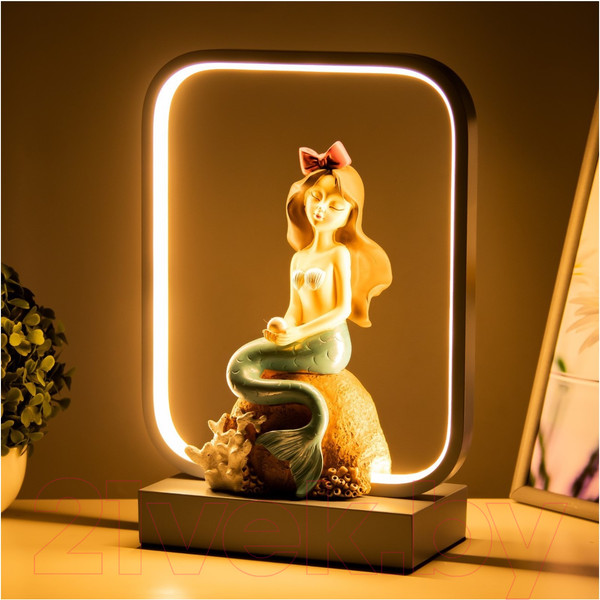 Изображение товара Прикроватная лампа Risalux Русалка 9330727 (голубой)