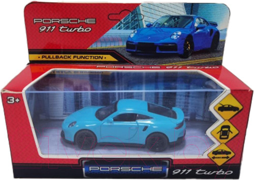 Автомобиль игрушечный Технопарк Porshe 911 Turbo / 2208C0360-R2 — фото 3