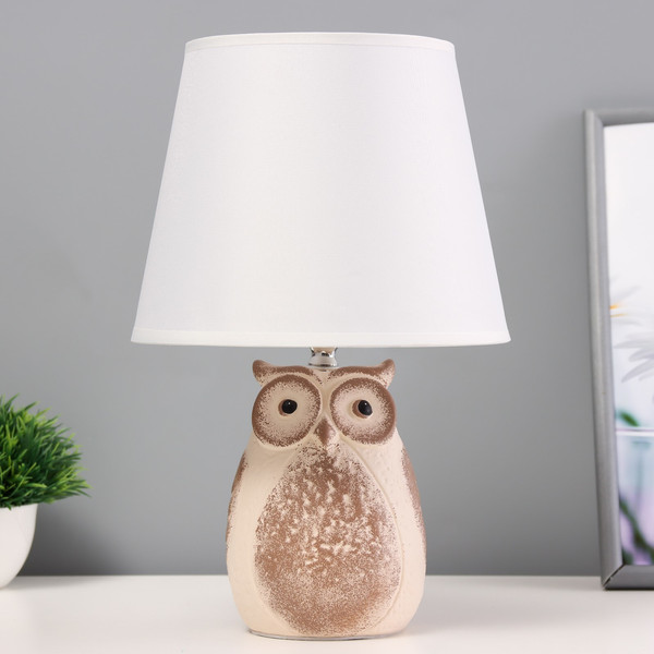 Изображение товара Прикроватная лампа Risalux Филин 9680021 (коричневый)