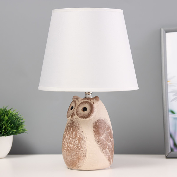 Изображение товара Прикроватная лампа Risalux Филин 9680021 (коричневый)