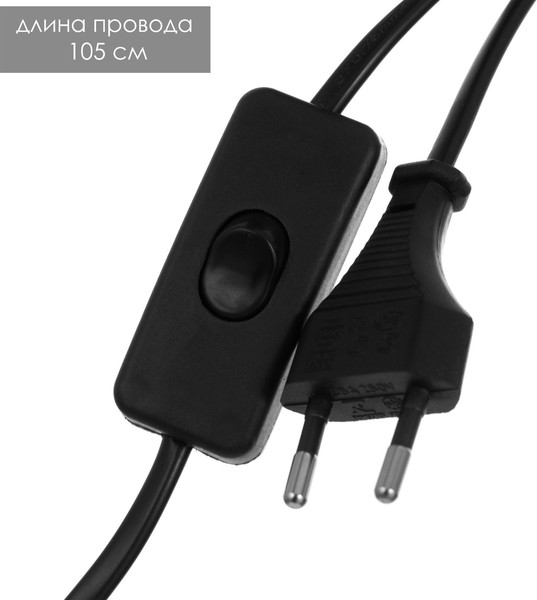 Изображение товара Прикроватная лампа Risalux Баланс 9705593 (серый)