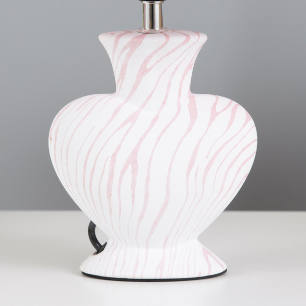 Изображение товара Прикроватная лампа Risalux Хертц 9884107 (белый/розовый)