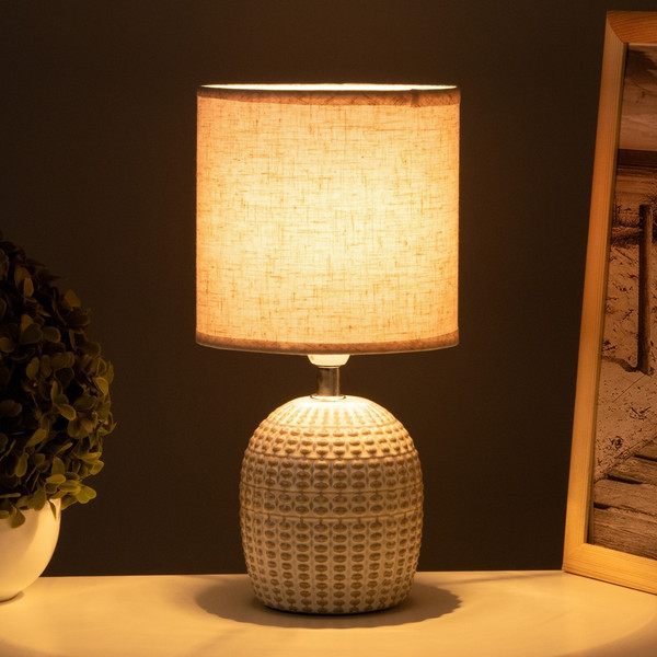 Изображение товара Прикроватная лампа Risalux Иона 10424514 (серый)