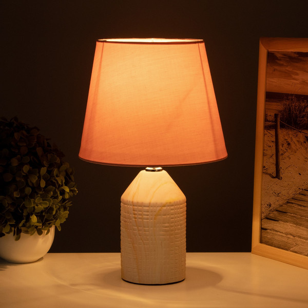 Изображение товара Прикроватная лампа Risalux Жизель 10424494 (розовый)