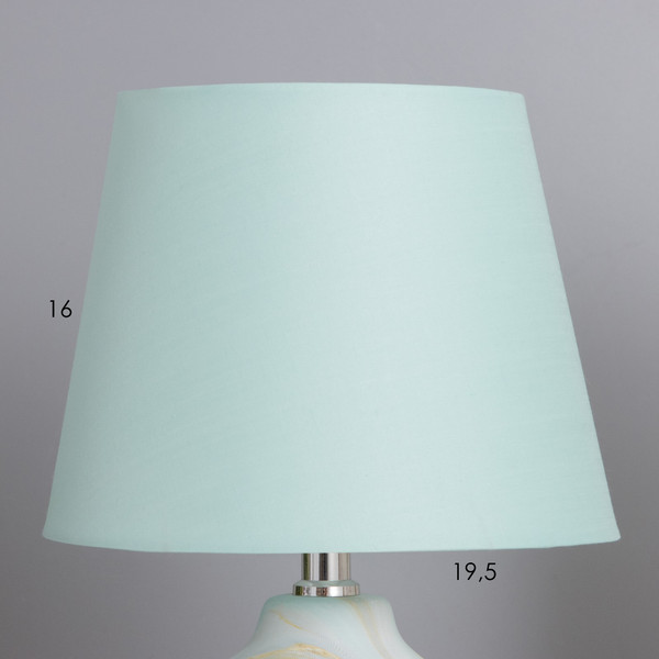 Изображение товара Прикроватная лампа Risalux Жаклин 10424493 (бирюзовый)