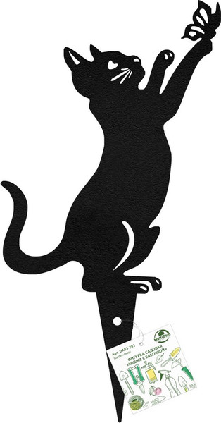 Изображение товара Украшение для сада Мультидом Кошка с бабочкой DA83-281