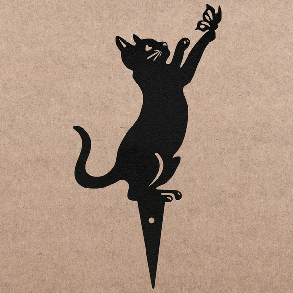 Изображение товара Украшение для сада Мультидом Кошка с бабочкой DA83-281