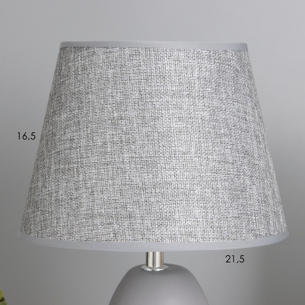 Изображение товара Прикроватная лампа Risalux Никола 10424382 (белый/серый)