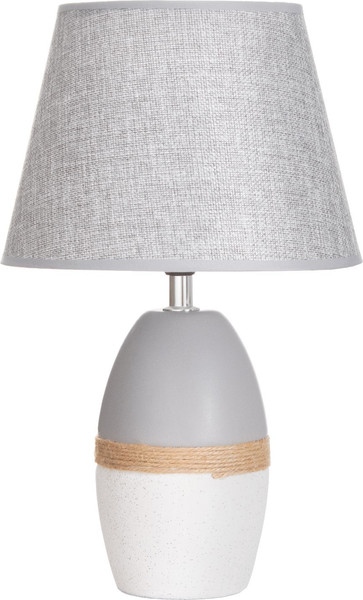 Изображение товара Прикроватная лампа Risalux Никола 10424382 (белый/серый)