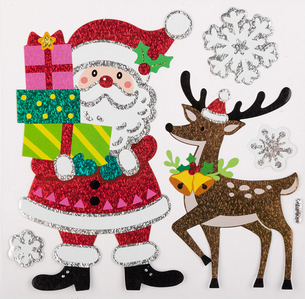 Изображение товара Наклейка на окно Волшебная страна С Рождеством RKX8904V / 108655