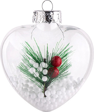 Изображение товара Шар новогодний Волшебная страна Сердце SYQDPET-0123049 / 106356