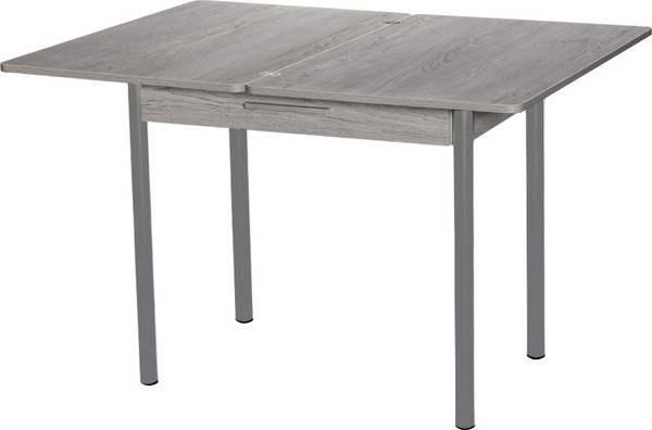 Изображение товара Обеденный стол Древпром М20 ДП1-02-05 90-120x60 (эйприл/металлик)