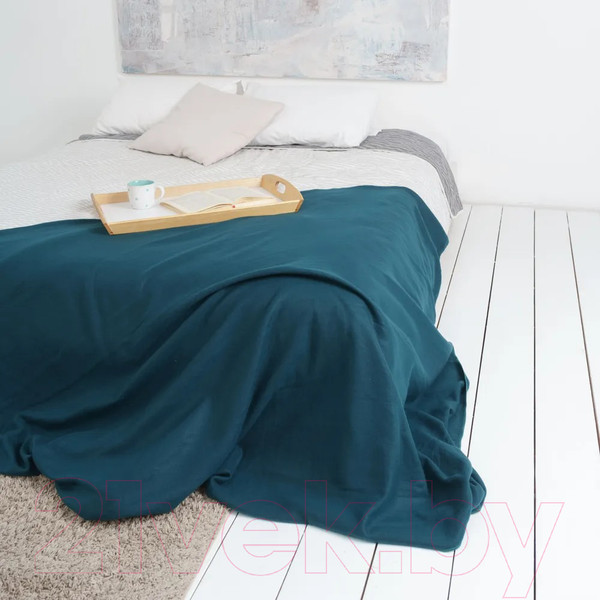 Изображение товара Плед Casa Conforte London Basic 130x170 / 6154720 (зеленый)