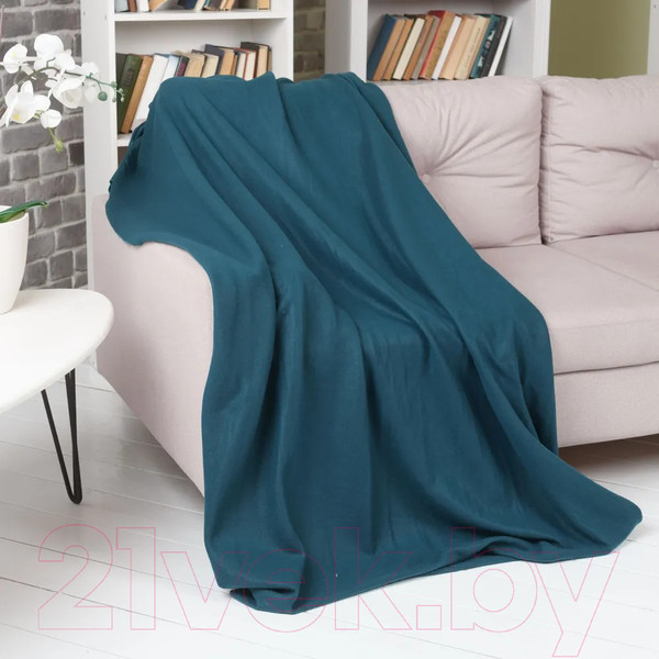 Изображение товара Плед Casa Conforte London Basic 130x170 / 6154720 (зеленый)