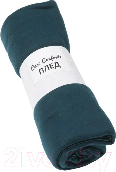 Изображение товара Плед Casa Conforte London Basic 130x170 / 6154720 (зеленый)
