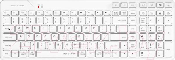 Изображение товара Клавиатура A4Tech Fstyler FBK27C AS (белый)