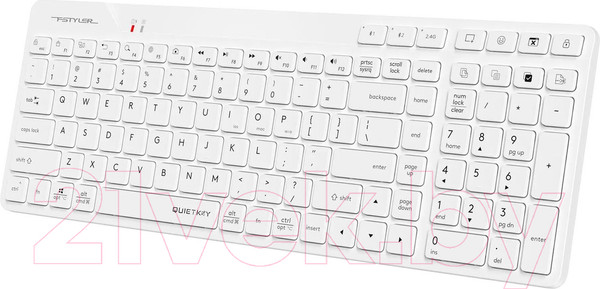 Изображение товара Клавиатура A4Tech Fstyler FBK27C AS (белый)