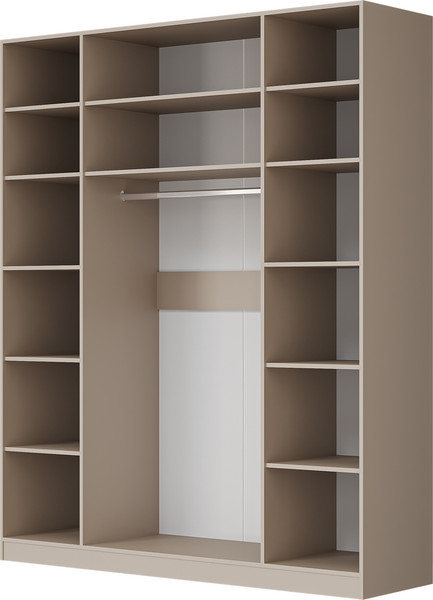 Изображение товара Шкаф Bravo Мебель Вива ШР-4 без зеркала (латте/текстиль)