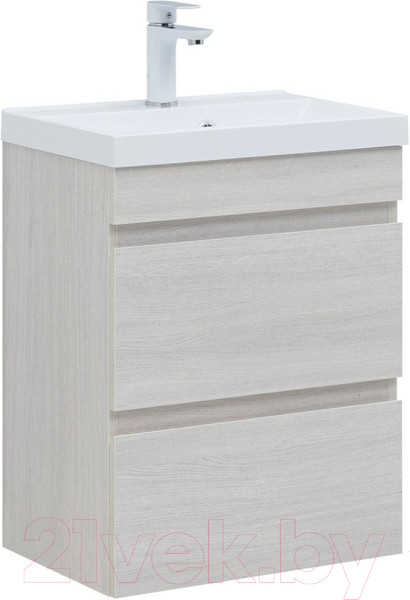 Изображение товара Тумба под умывальник Aquanet Нота new 50 / 334196 (дуб светлый)