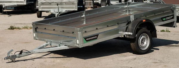 Изображение товара Прицеп для автомобиля ТитаН 3015 (1ос, 30см борт, без тента)