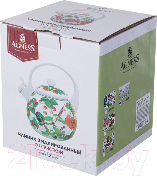 Изображение товара Чайник со свистком Agness 934-638