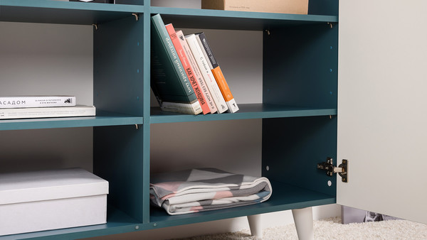 Изображение товара Тумба Mobi Либера 16.230.01 (бензин 0244 SU/белый PE шагрень)