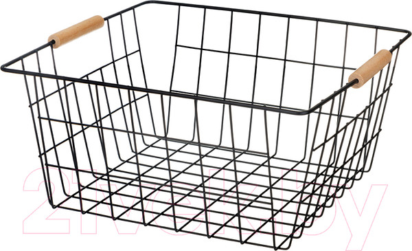 Изображение товара Корзина для хранения Agness 917-124 (черный)