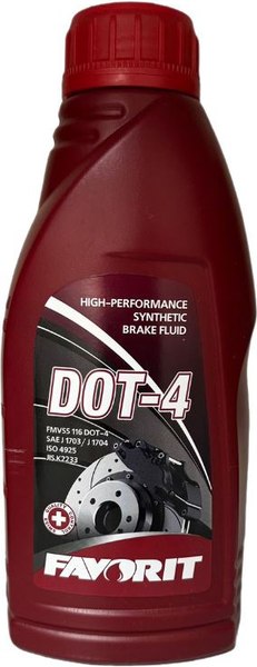 Изображение товара Тормозная жидкость Favorit DOT 4 / 58181 (910г)