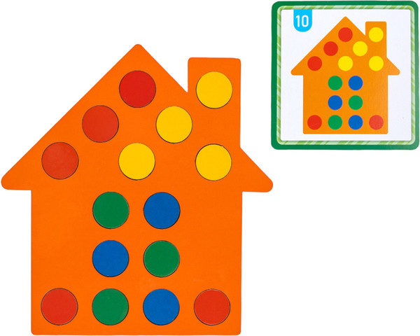 Изображение товара Сортер Десятое королевство Сортер Домик с заданиями / 05187