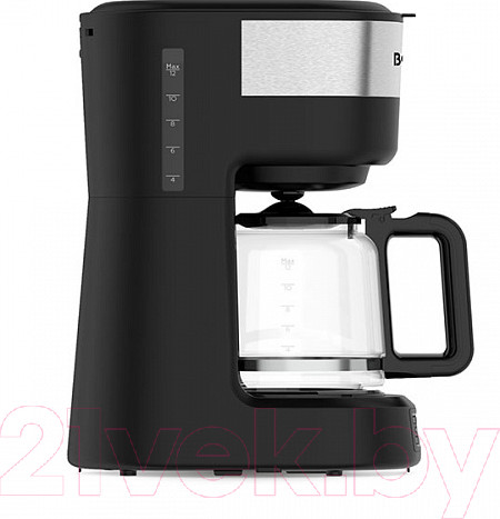 Изображение товара Капельная кофеварка BQ CM1000 (черный/стальной)