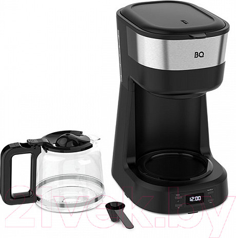 Изображение товара Капельная кофеварка BQ CM1000 (черный/стальной)
