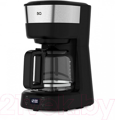 Изображение товара Капельная кофеварка BQ CM1000 (черный/стальной)