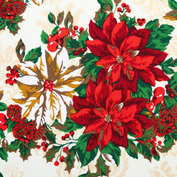 Изображение товара Скатерть Доляна Новогодние украшения 145x220 / 7731134