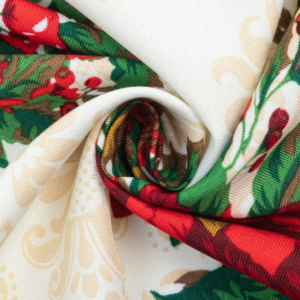 Изображение товара Скатерть Доляна Новогодние украшения 145x220 / 7731134