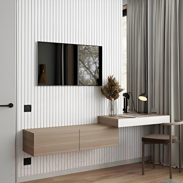 Изображение товара Реечная панель SOLID 4 UHD 01/130L (130x2800, белый)