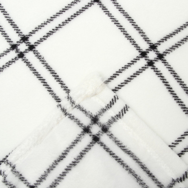 Изображение товара Плед Этель Клетка 180x200 / 10359412 (корал-флис)