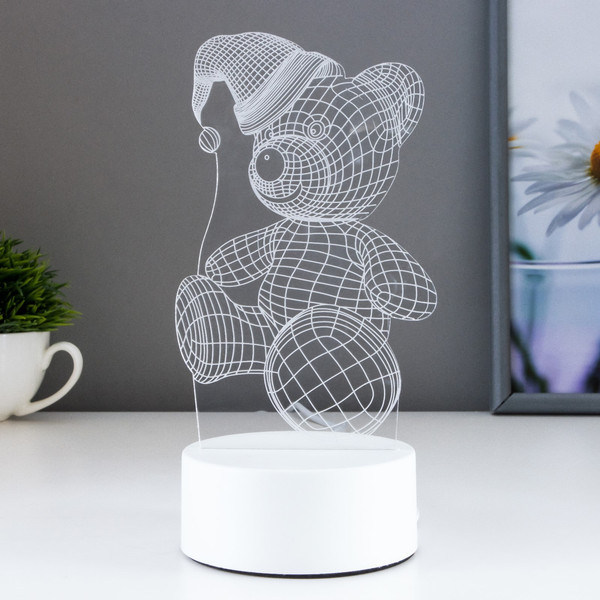 Изображение товара Ночник Risalux Мишка в шапке / 4814576