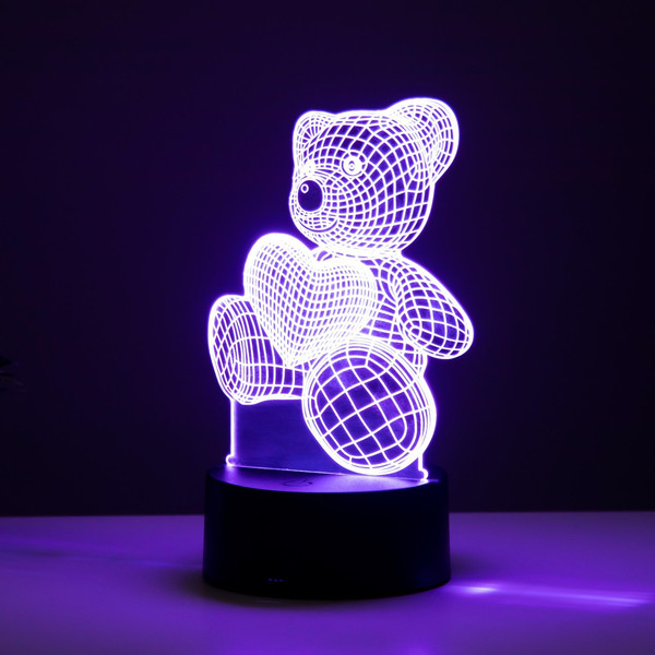 Изображение товара Ночник Risalux Мишутка / 9361229 (черный)