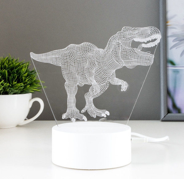 Изображение товара Ночник Risalux Тираннозавр / 7411444 (белый)