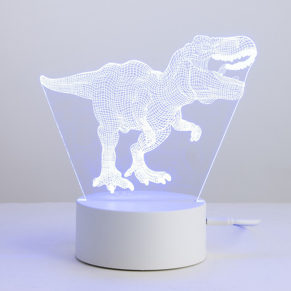 Изображение товара Ночник Risalux Тираннозавр / 7411444 (белый)