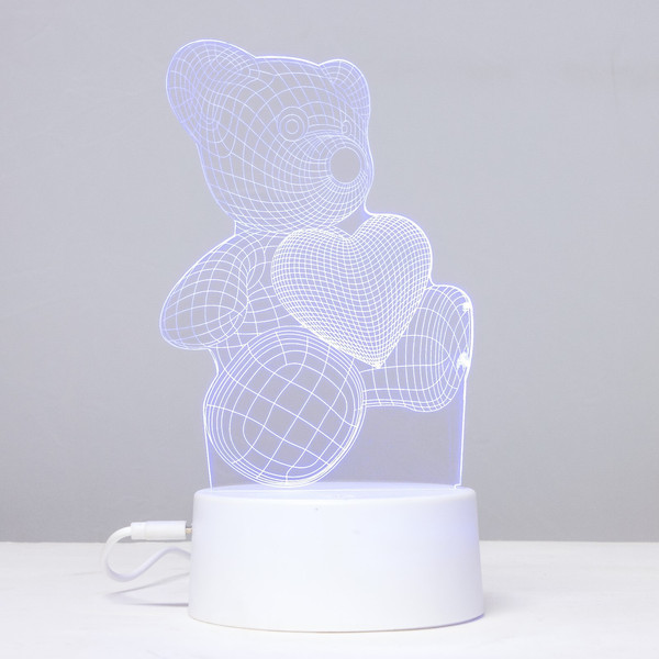 Изображение товара Ночник Risalux Мишутка / 6923348 (белый)