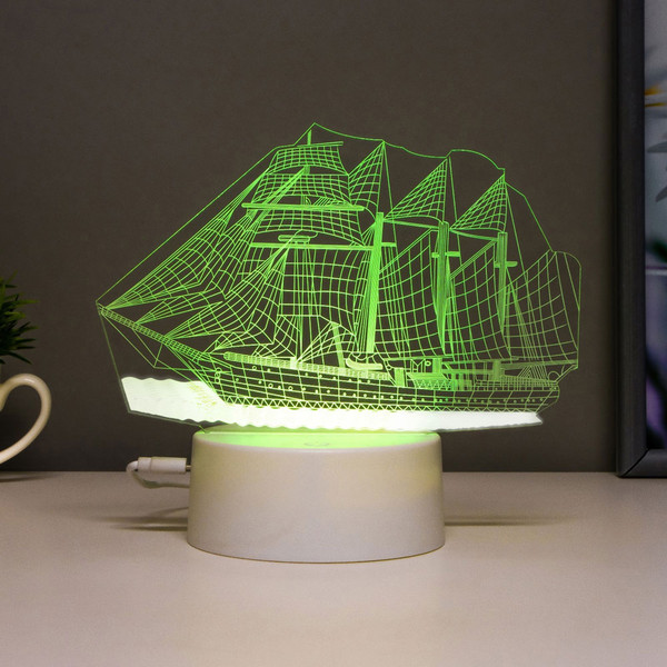 Изображение товара Ночник Risalux Фрегат / 6923343 (белый)