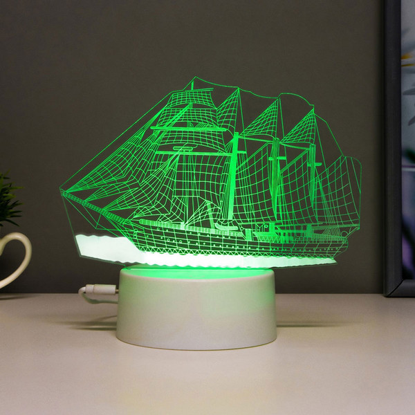 Изображение товара Ночник Risalux Фрегат / 6923343 (белый)