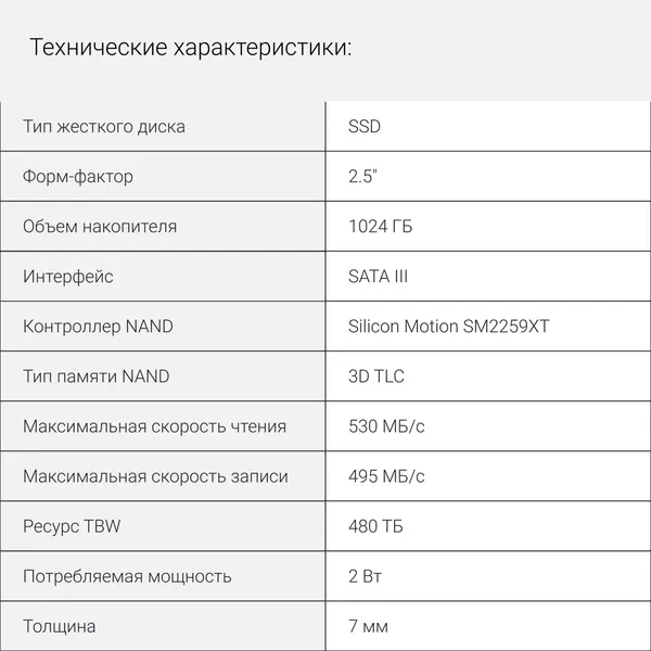 Изображение товара SSD диск Digma Run S9 1TB DGSR2001TS93T