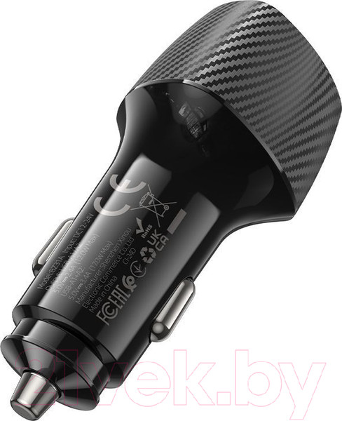 Изображение товара Адаптер питания автомобильный Borofone BZ31A (черный)