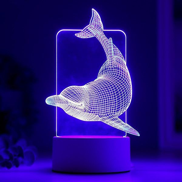 Изображение товара Ночник Risalux Большой дельфин / 3852941