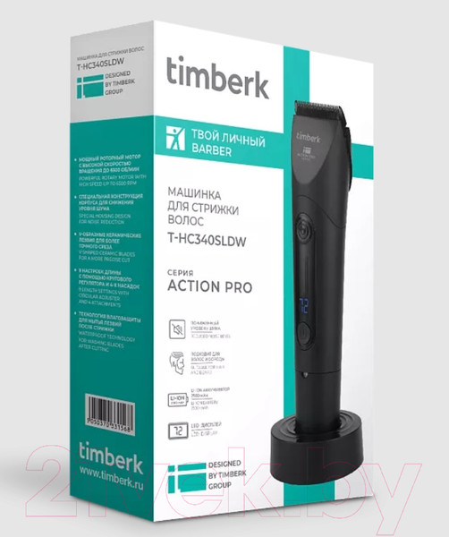 Изображение товара Машинка для стрижки волос Timberk T-HC340SLDW