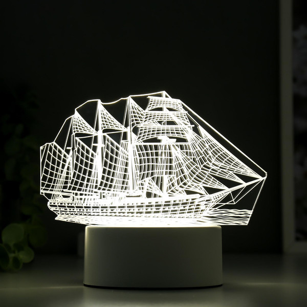 Изображение товара Ночник Risalux Фрегат / 3590496 (белый)