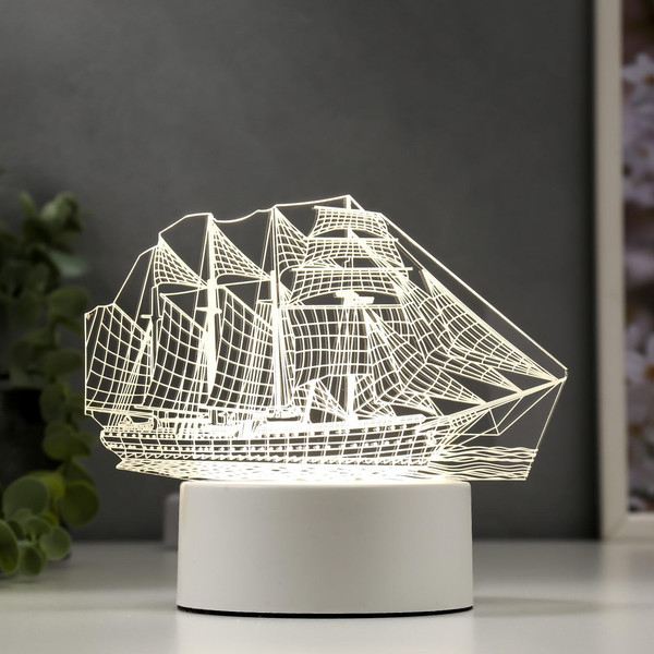 Изображение товара Ночник Risalux Фрегат / 3590496 (белый)